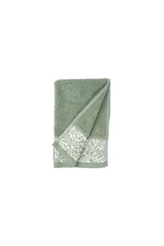SCROLL BOARDER GUEST TOWEL