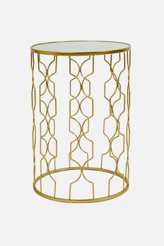 VENICE MIRROR SIDE TABLE