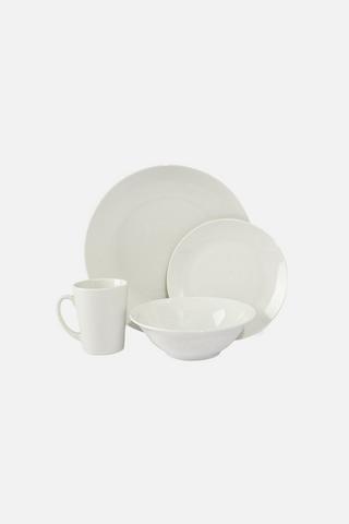 16 PIECE GLAZED DINNER SET