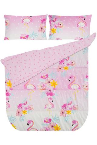 KIDS FLAMINGO POLYESTER COMFORTER
