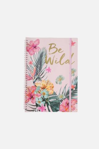 A4 BE WILD 80PG NOTEBOOK