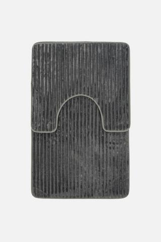 2 PIECE RIBBED LUX BATHMAT SET