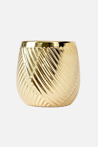 ELECTRO STRIPE DECORATIVE PLANTER