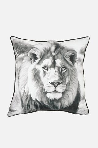 LION PRINTED SCATTER 50X50CM