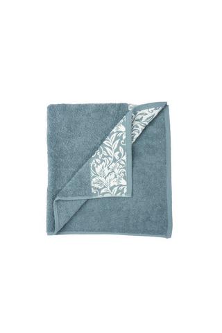 SCROLL BOARDER BATH TOWEL