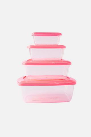4 PIECE STORAGE CONTAINER