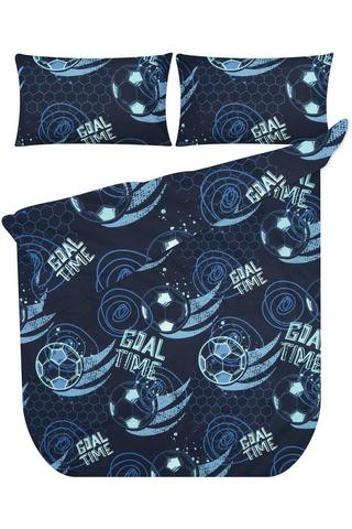KIDS GOAL TIME POLYESTER DUVET COVER