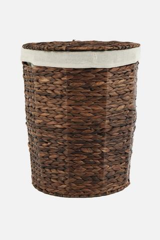 SMALL HYACINTH LAUNDRY BASKET