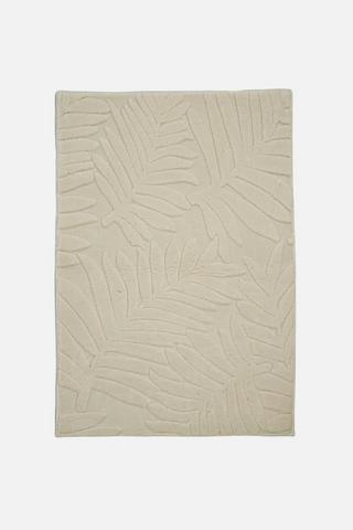CARVED LEAF RUG 60X90CM
