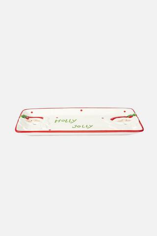 JOLLY SANTA DECORATIVE PLATTER