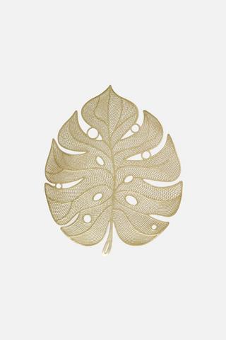 METALLIC LEAF PLACEMAT
