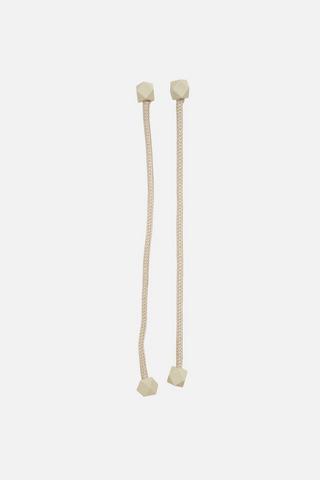 2 PACK ROPE MAGNETIC CURTAIN TIEBACK