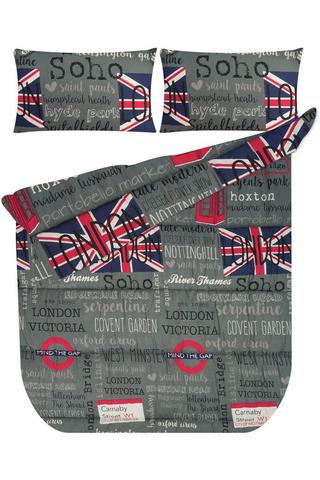 4 PACK URBAN LONDON POLYESTER COMFORTER SET