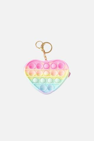 KIDS SILICONE HEART KEYRING