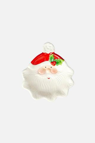 CHRISTMAS JOLLY SANTA PLATE