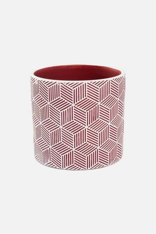 GEO CUBE DECORATIVE PLANTER