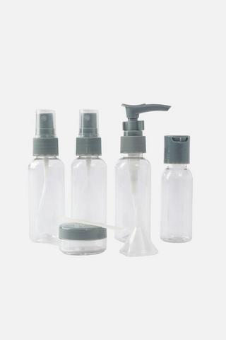 5 PIECE TRAVEL STORAGE BOTTLES