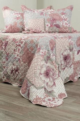 3 PIECE WHISPER PATCH POLYESTER QUILT SET