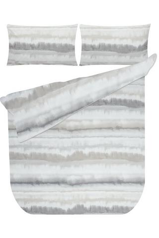 BUBBLE STRIPE POLYESTER DUVET COVER