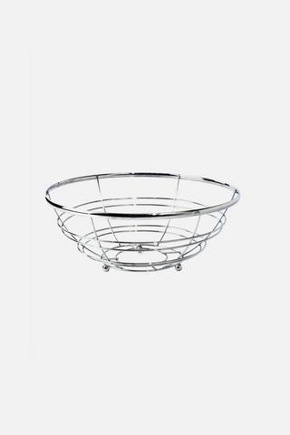 CHROME FRUIT BASKET