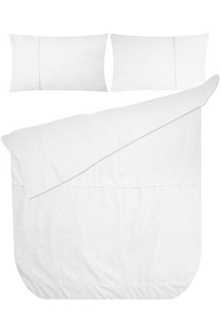 EMBROIDERED PANEL POLYESTER DUVET COVER
