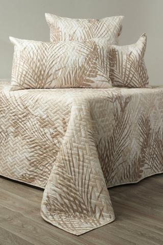 5 PIECE TAMAR LEAVES POLYESTER QUILT SET