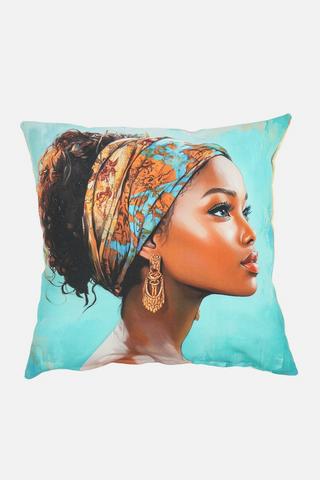 ARIA FACE PRINTED SCATTER 45X45CM