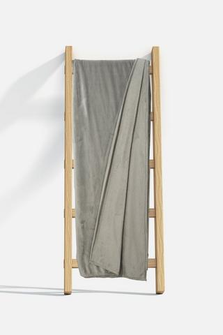 PLAIN FLANNEL BLANKET 220X240CM