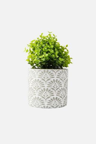 POTTED SUNBURST FAUX PLANT