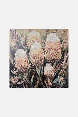 BANKSIA WALL ART 38X38CM