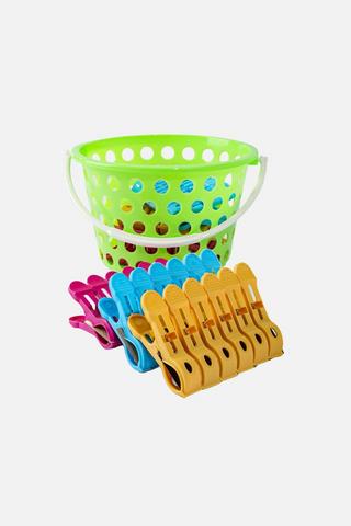 36 PIECE PEGS AND BUCKET SET