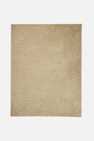 CARVED MAZE RUG 120X160CM