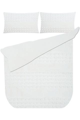 TUFTED LINES POLYESTER DUVET COVER