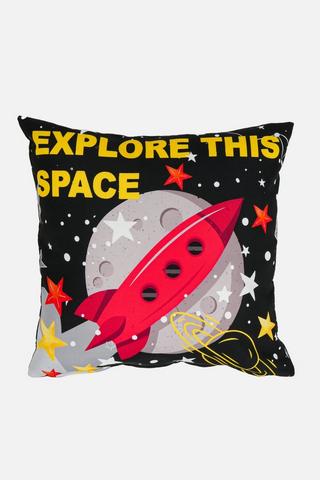 KIDS SPACE TRAVEL PRINTED SCATTER 45X45CM