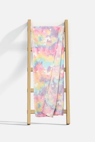 KIDS UNICORN GLOW IN THE DARK BLANKET