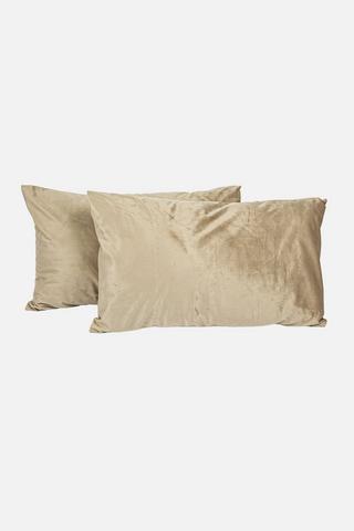 2 PACK STANDARD VELVET PILLOWCASES