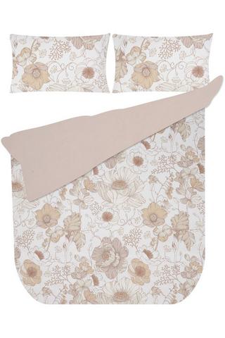VELD FLORAL POLYCOTTON DUVET COVER