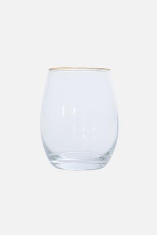 GOLD RIM TUMBLER