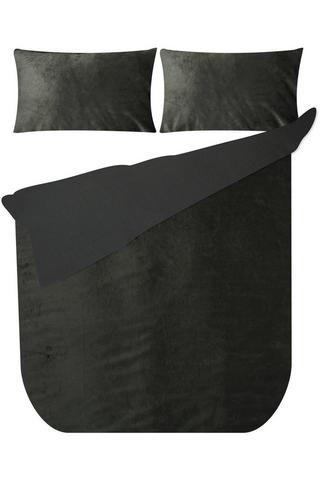 VELVET POLYESTER DUVET COVER