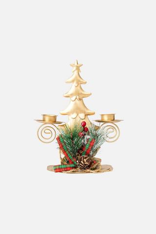 CHRISTMAS TREE CANDLE HOLDER
