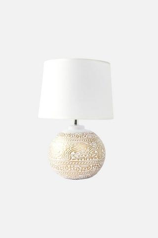 EMBOSSED GREYBRUSH LAMPSET