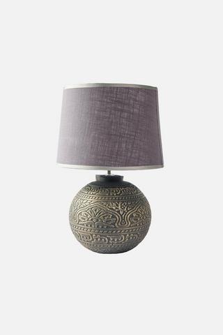 EMBOSSED GREYBRUSH LAMPSET