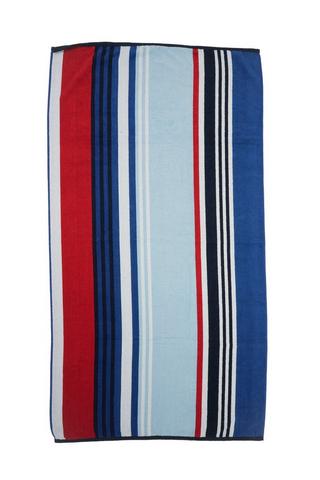 NAUTICAL STRIPES PRINTED BEACH TOWEL