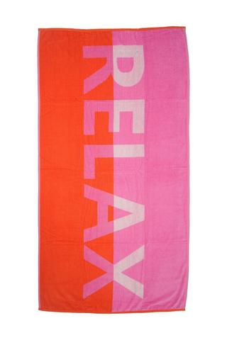 RELAX PRINTED BEACH TOWEL