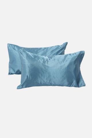 2 PACK SATIN STANDARD PILLOWCASES