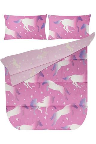 KIDS MAGIC UNICORN POLYESTER COMFRTER