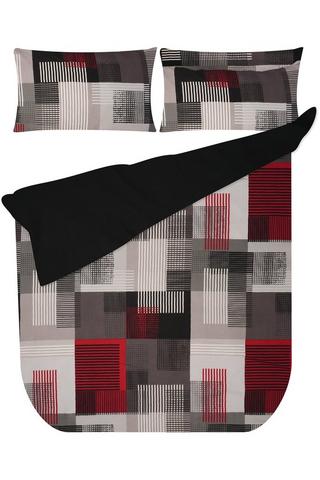 ALITZ GEO POLYESTER DUVET COVER