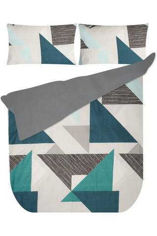EQUINOX GEO POLYESTER DUVET COVER