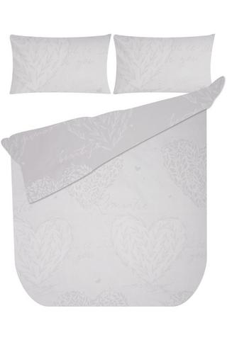 HEART SCRIPT GENTLE TOUCH DUVET COVER
