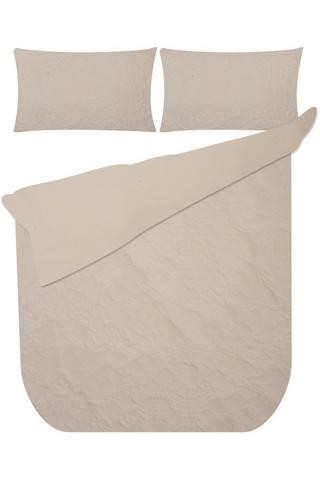 DAMASK JACQUARD POLYESTER DUVET COVER